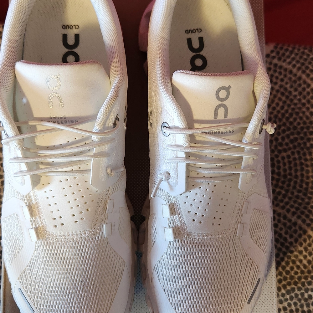 On Running Cloud White Athletic Shoes